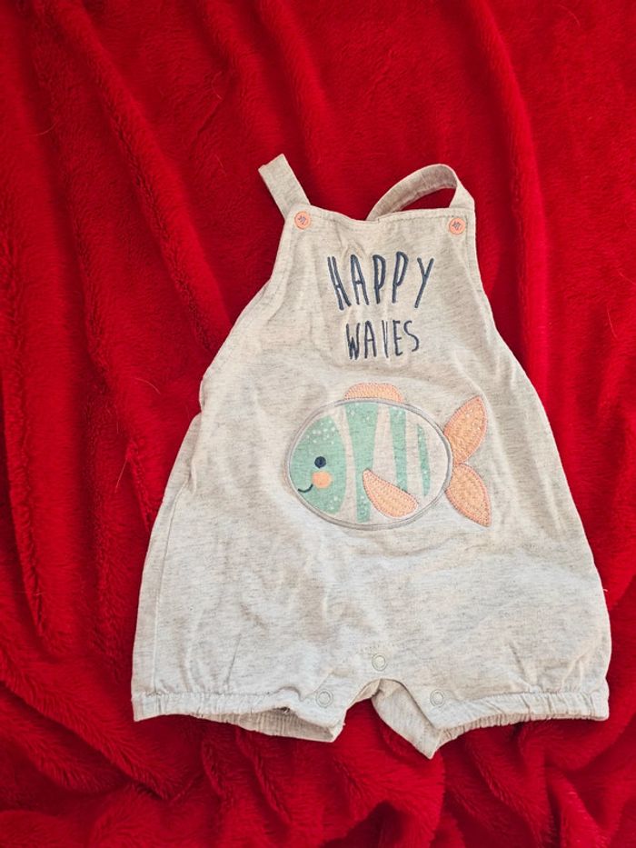 Combi short, mixte, in extenso 9 mois