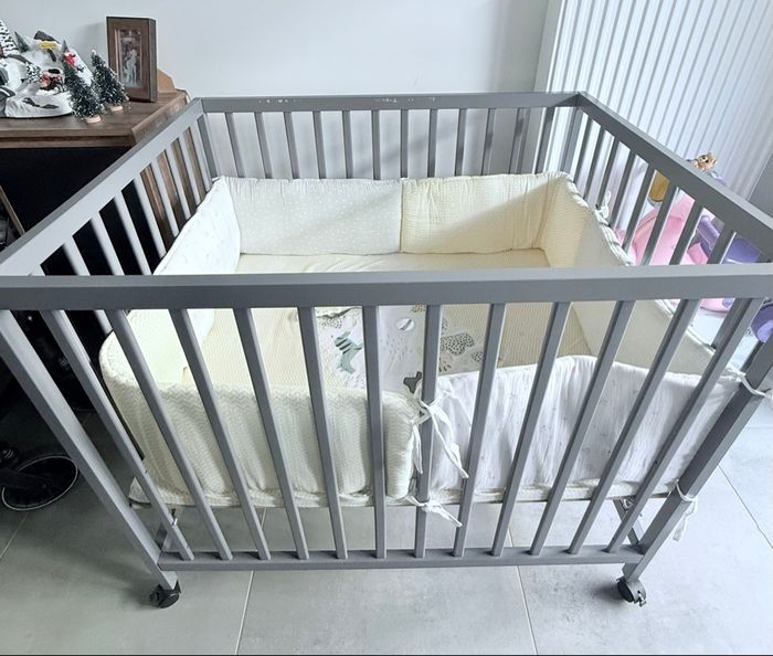 Parc en bois gris flexiparc vertbaudet + accessoires - photo numéro 7