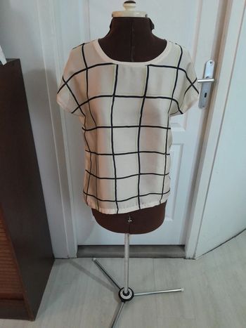 Tee shirt esprit vintage a carreaux