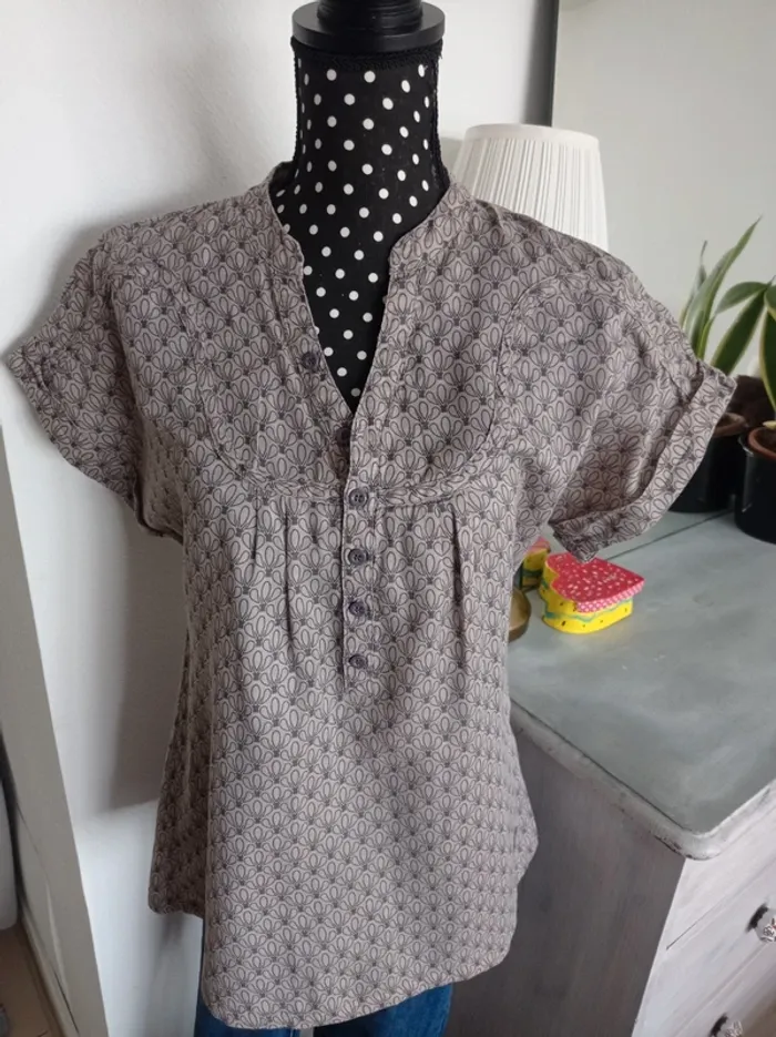 Blouse manches courtes, Creeks 4042