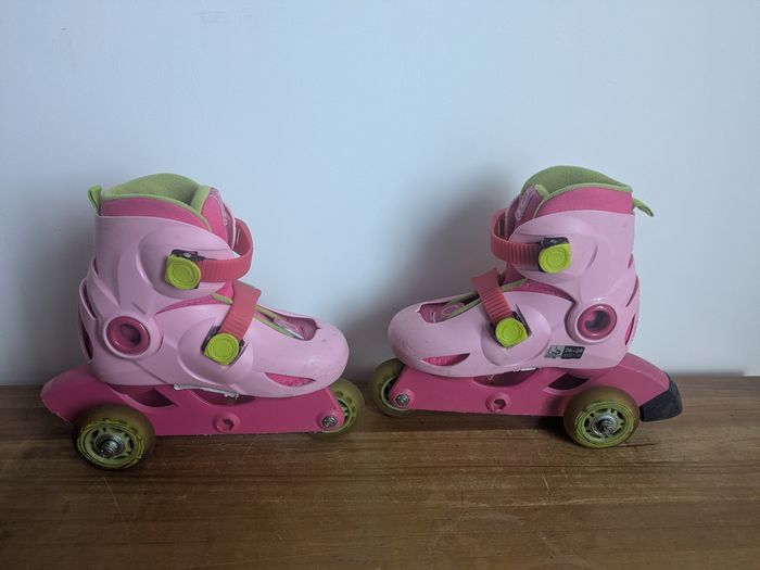 Roller Oxylane + protections enfant taille 26-28 - photo numéro 5