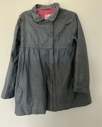 Trench gris/bleu 12 ans