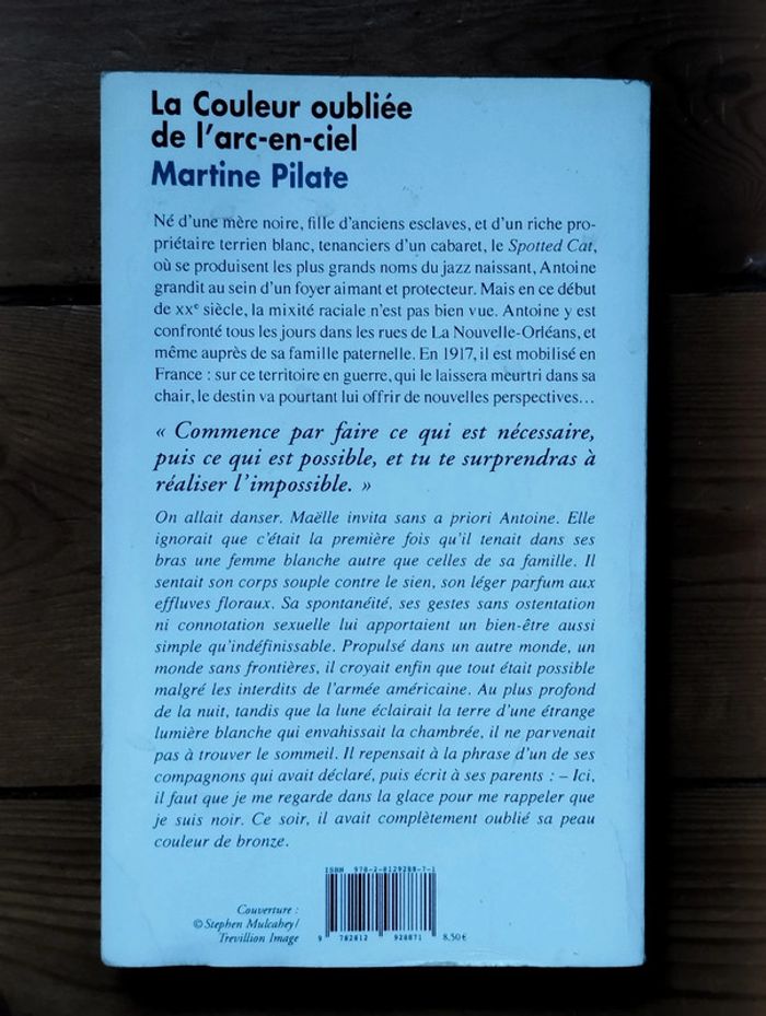 La couleur oubliée de l'arc en ciel Martine Pilate mixité raciale - photo numéro 2