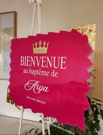 Magnifique panneau de bienvenue