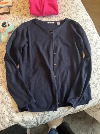 Gilet bleu marine okaidi