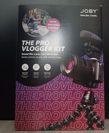 Kit Vlogging Pro JOBY GorillaPod 5K + Micro Wavo PRO – Créateurs / YouTube / Vidéo