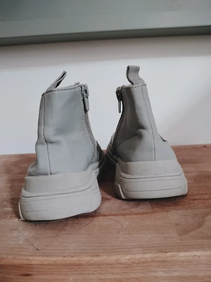 Bottines Zara kaki - photo numéro 3