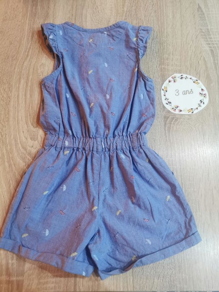 Lot de 2 combishorts été fille 3ans sergent major tbe - photo numéro 7