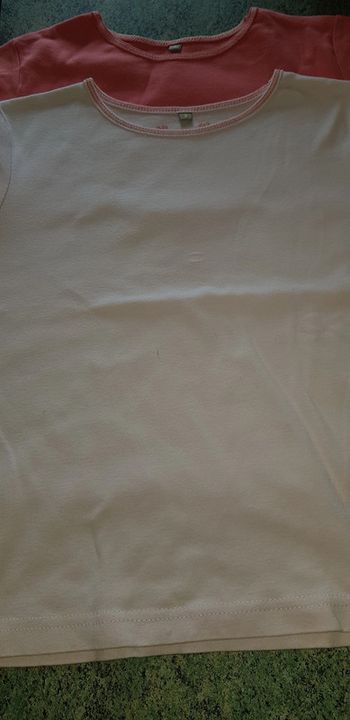 Lot de 2 tee-shirts manches courtes fille