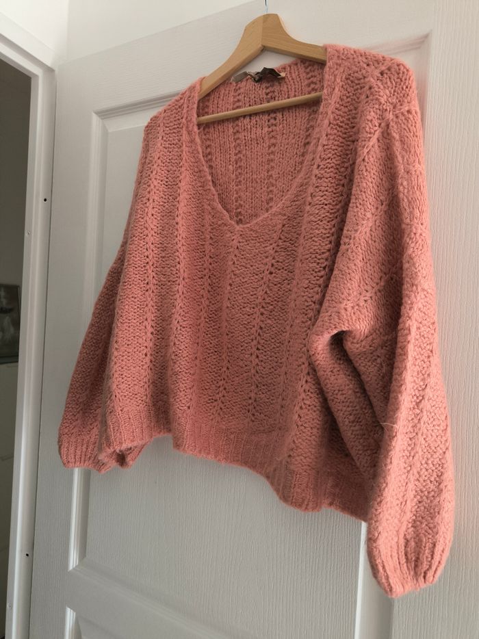 Pull maille ajourée - photo numéro 2