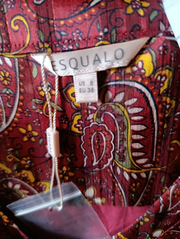 Neuve Robe manches longues couleur automne Esqualo taille 38 - photo numéro 5