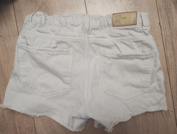 Short blanc Zara 13/14 ans - photo numéro 3