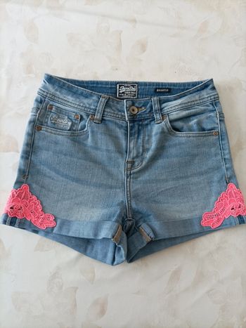 Short jean Superdry taille 36