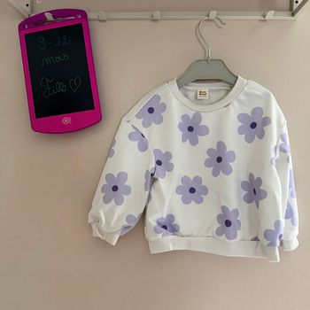 Joli pull à fleurs - T9-12mois- Cozy pixies 