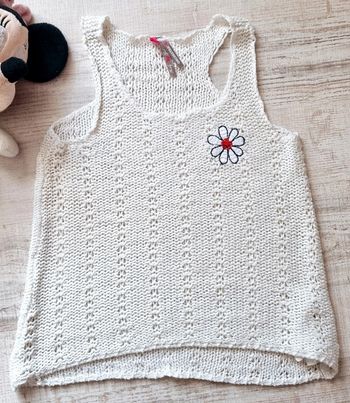 Haut en maille fille 5 ans