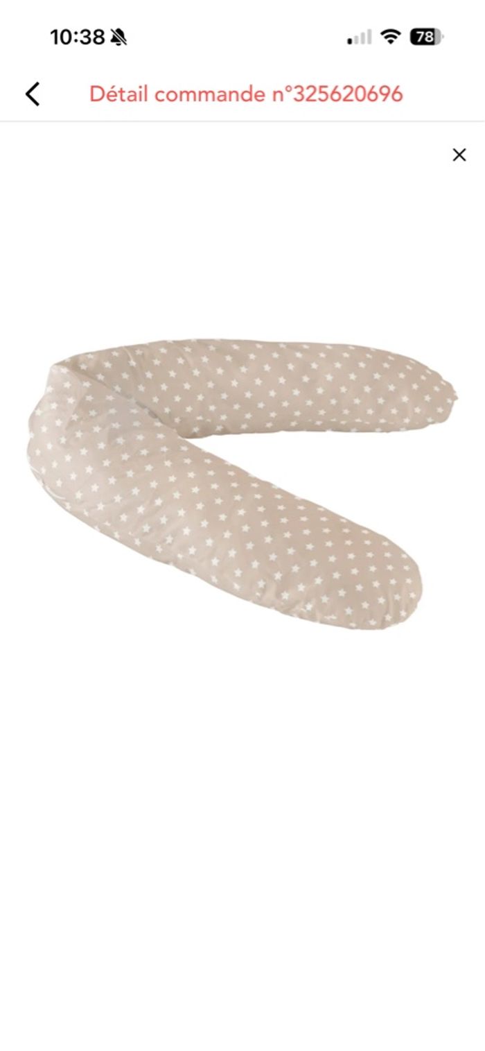 Coussin d'allaitement Cloe-B 145 x 25 cm - Taupe