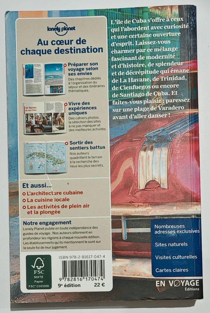 Guide touristique Lonely planet Cuba - photo numéro 2