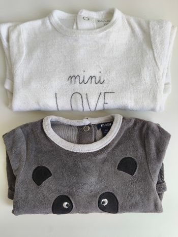 Lot de 2 pyjamas 1 mois