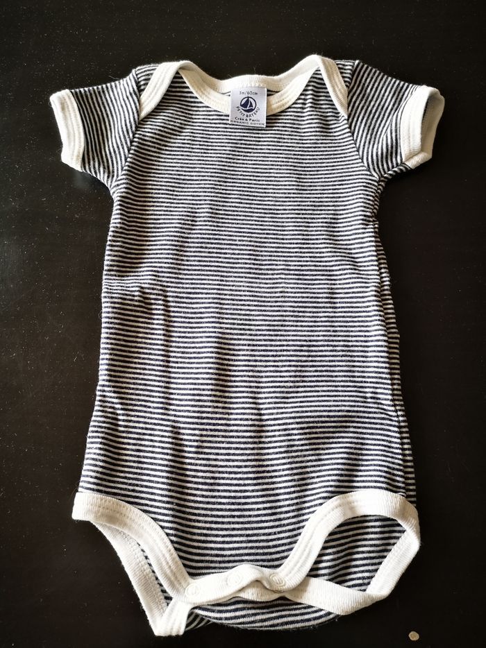 Body manches courtes Petit Bateau 3mois