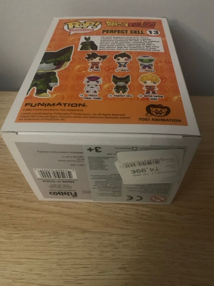 Funko pop Perfect cell 13 DBZ neuve - photo numéro 4