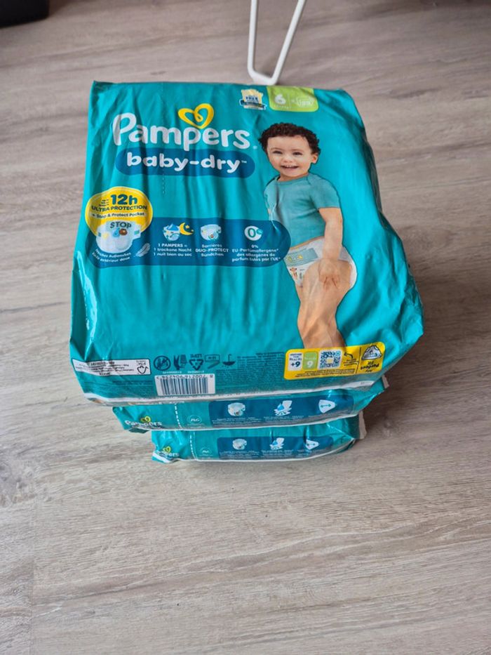 Pampers baby-dry taille 6 - photo numéro 2