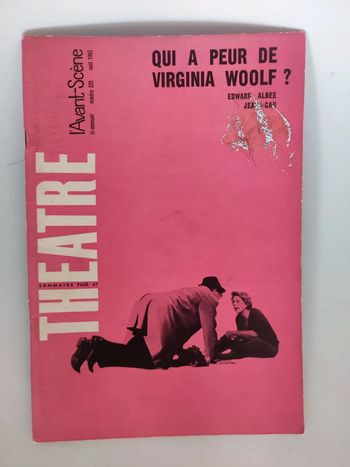 Livre theatre L'Avanr scene 339 / Qui a peur de Virginia Woolf / 1965