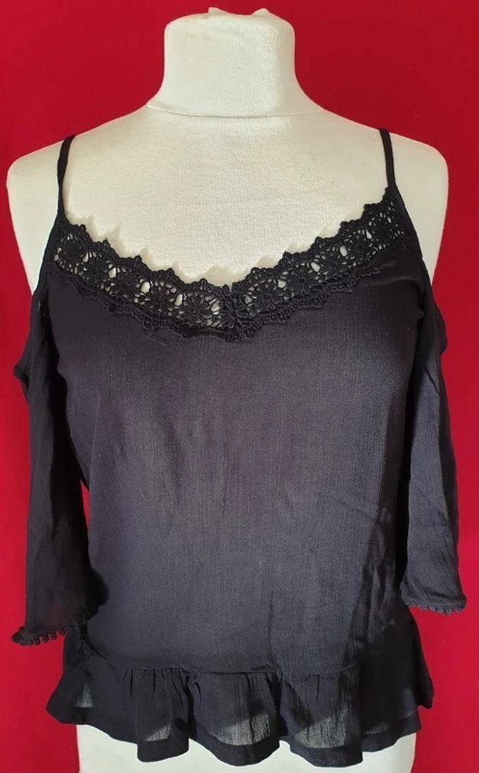 NEUF ! Top bretelles fines, épaules ouvertes- Taille S