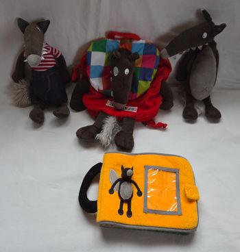 P'tit Loup peluche,  sac à dos, album photo - Auzou