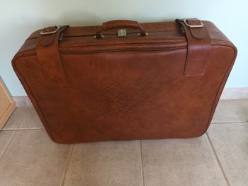 Valise en cuir