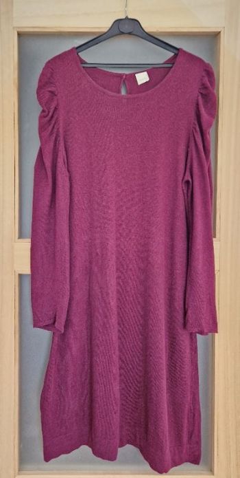 Robe pull bordeaux