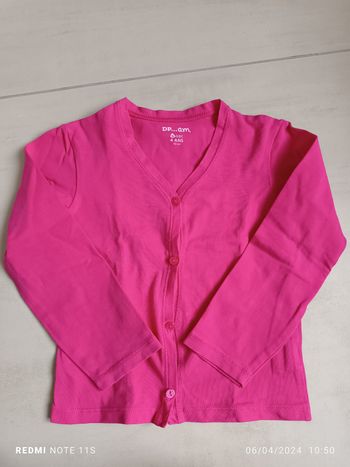 Gilet manches longues