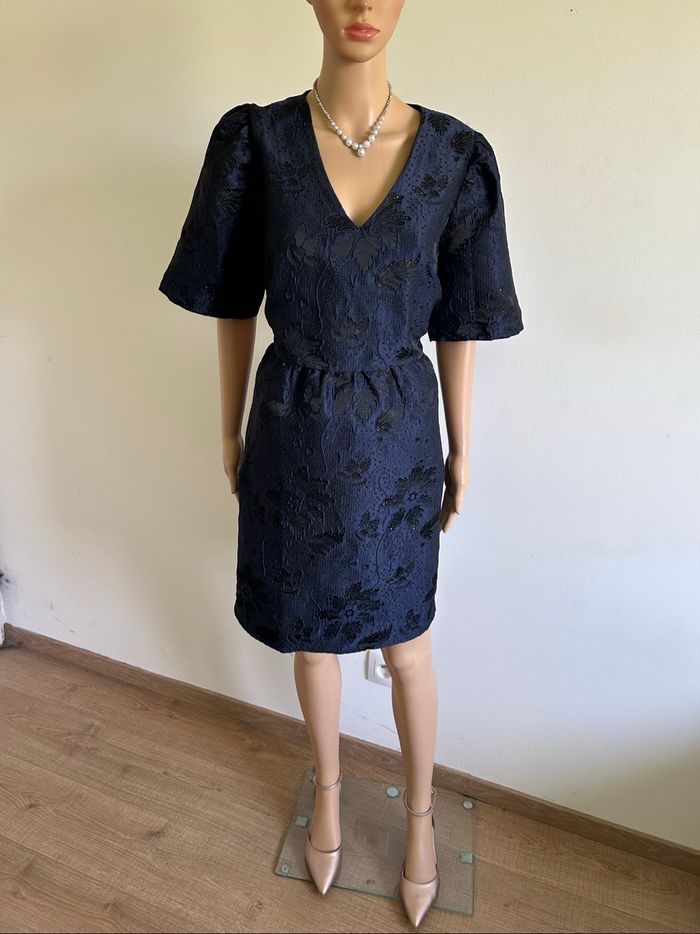 Robe bleue marine et noire neuve Black Colour taille L/XL - photo numéro 3