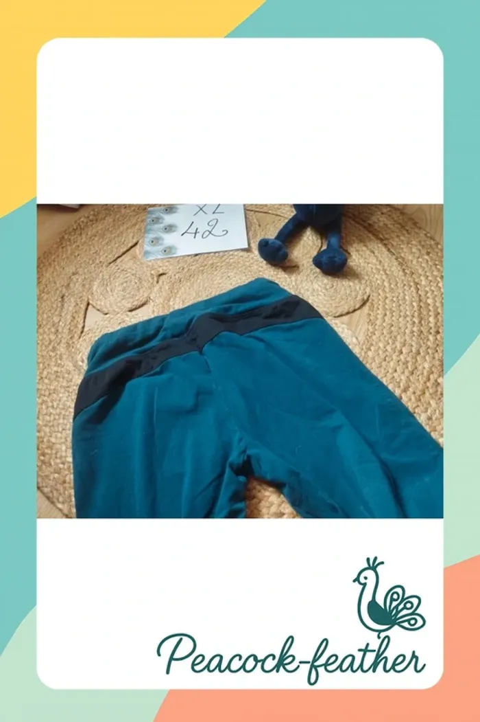 Legging de sport bleu Decathlon 42 - photo numéro 7