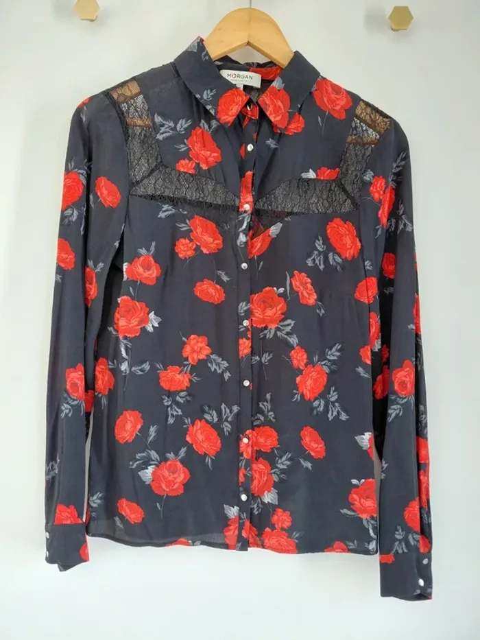 Chemise fleurie Morgan