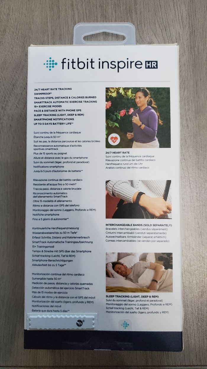 Bracelet Connecté Fitbit Inspire Hr. - photo numéro 2