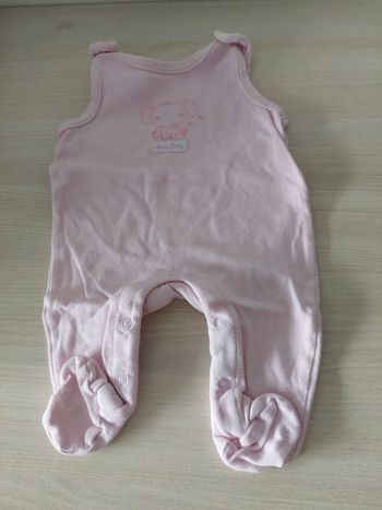 Grenouillère sans manches fille 3 mois