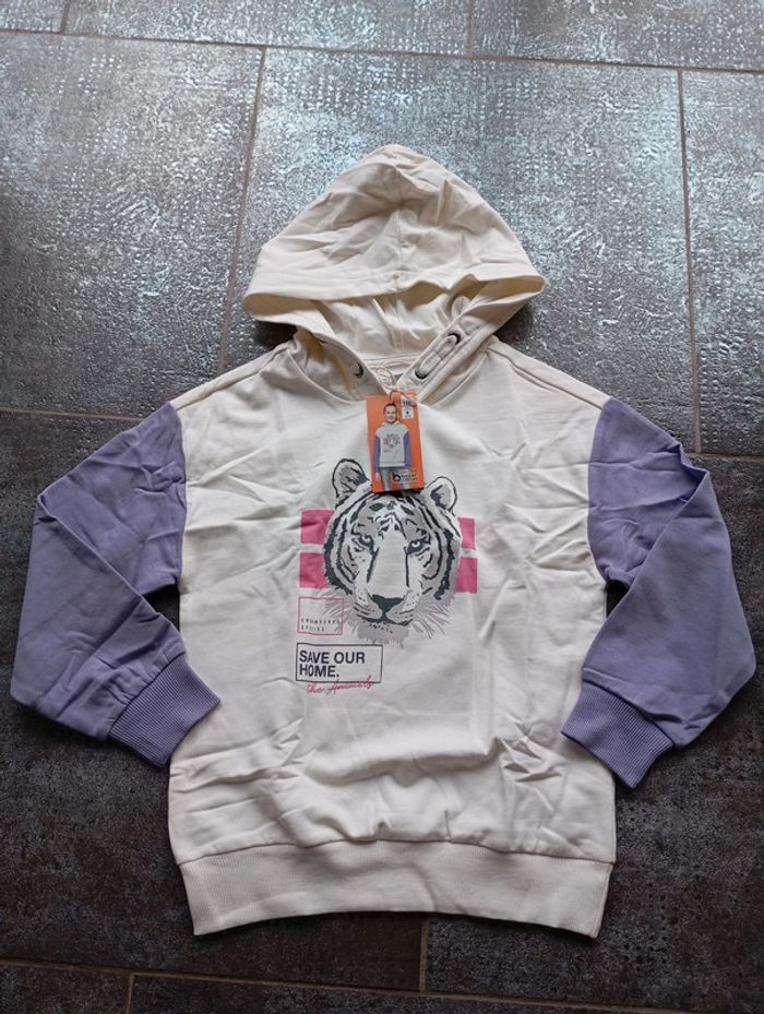 Sweat à capuche fille 8 ans
