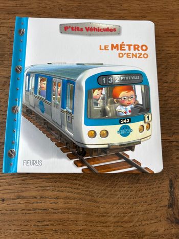 Lot de 2 livres : Le métro d’Enzo, Le Canadair d’Albert