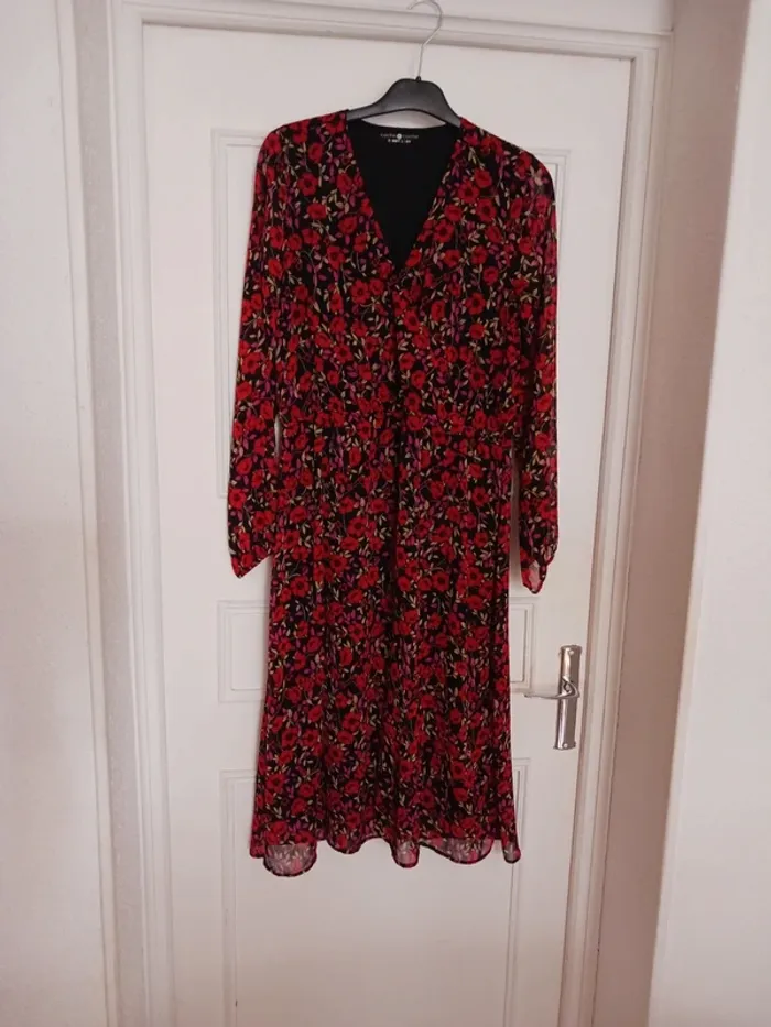 Robe longue à fleurs Cache Cache