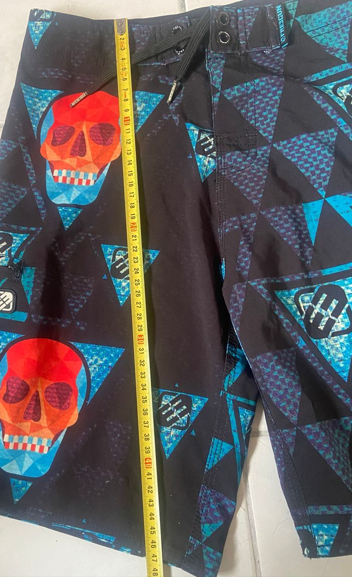 Short »Freegun »motifs têtes de mort - photo numéro 4