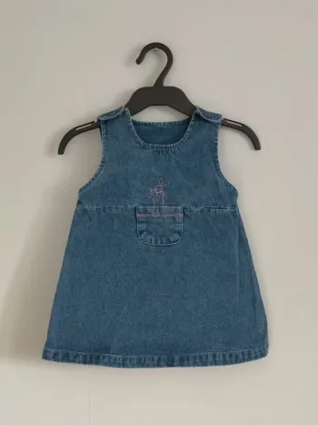 Robe en jeans petite fille