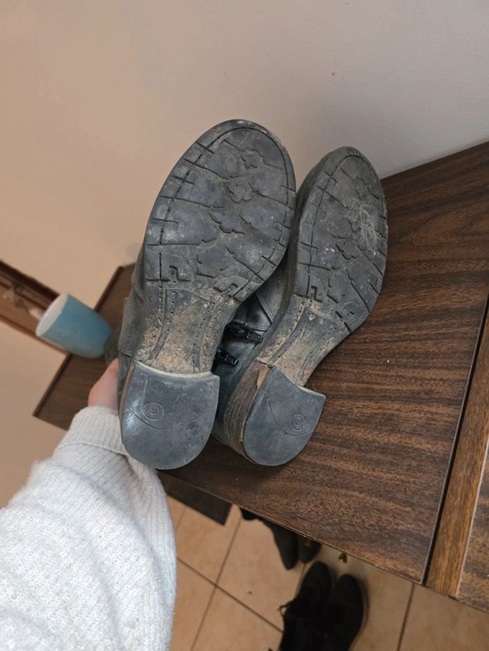 Bottes cuir 36 - photo numéro 8