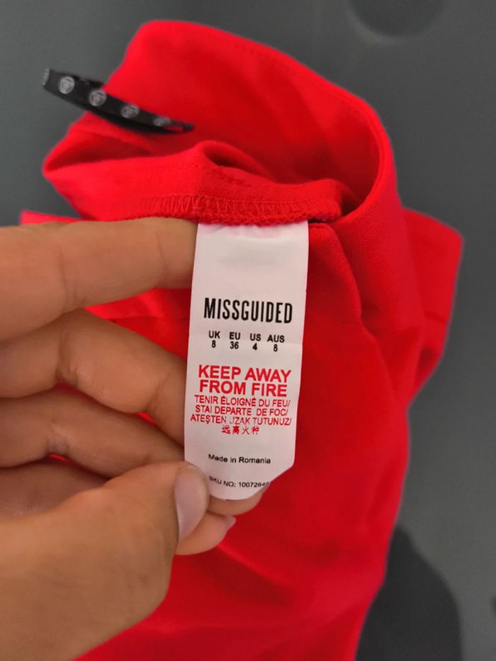 Pantalon rouge missguided 36 - photo numéro 8