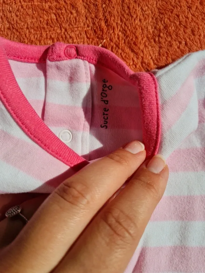 Body/combi short sucre d'orge 3 mois - photo numéro 3