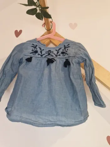 Chemise bleu