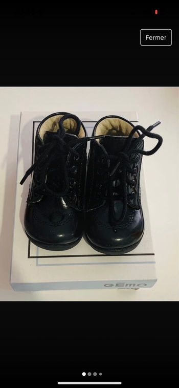 Chaussures en cuir premiers pas