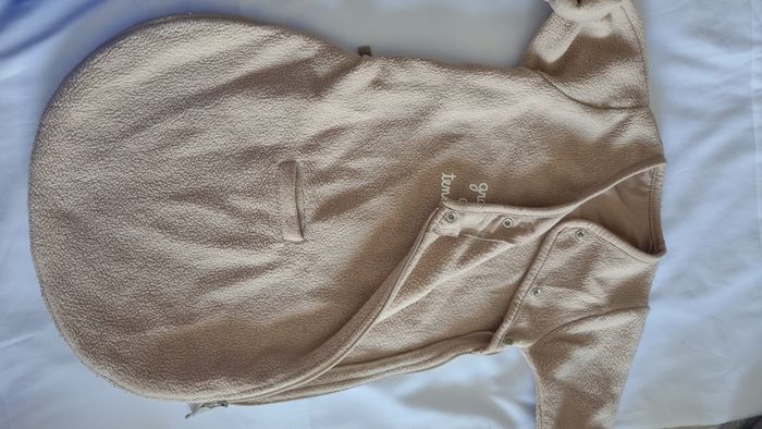 Gigoteuse polaire douce taupe manche longue