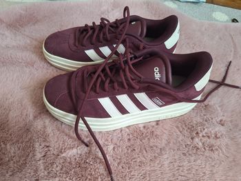 Basket adidas vl court bordeaux