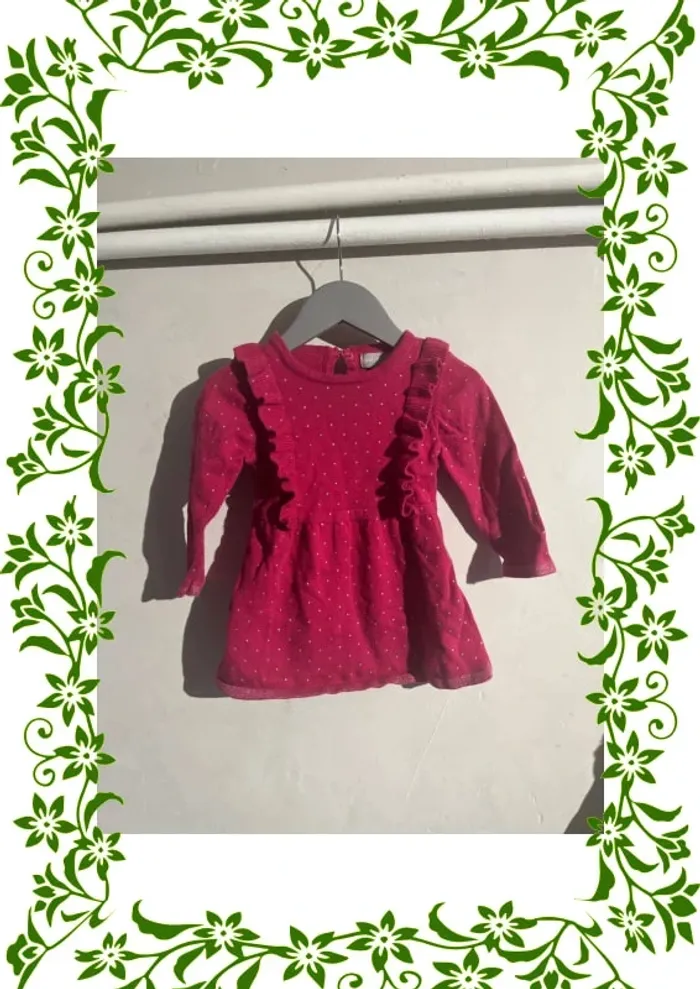 Robe pailletée 9-12mois
