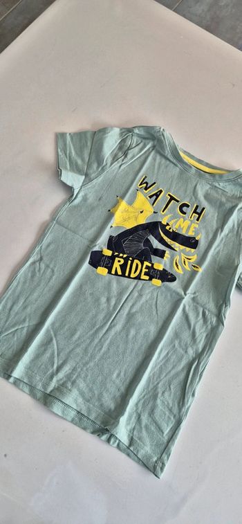 Tee shirt manches courtes kiabi